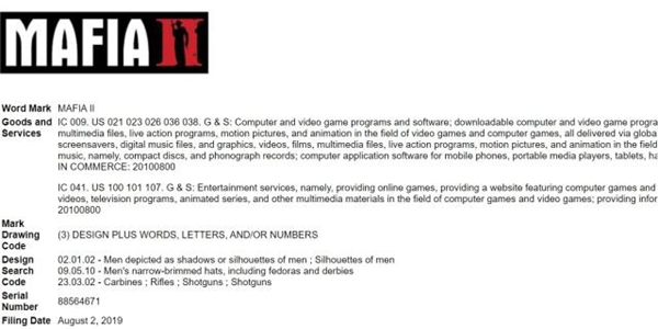 Take Two新作《黑手党4》商标曝光，正式上线时间仍然未知