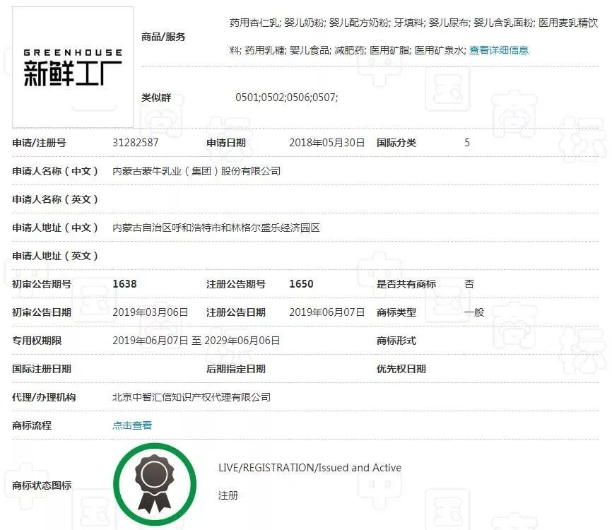 “新鲜工厂”商标