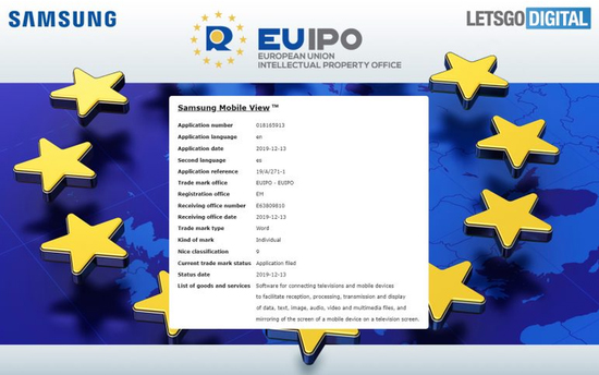 Samsung Mobile View商标